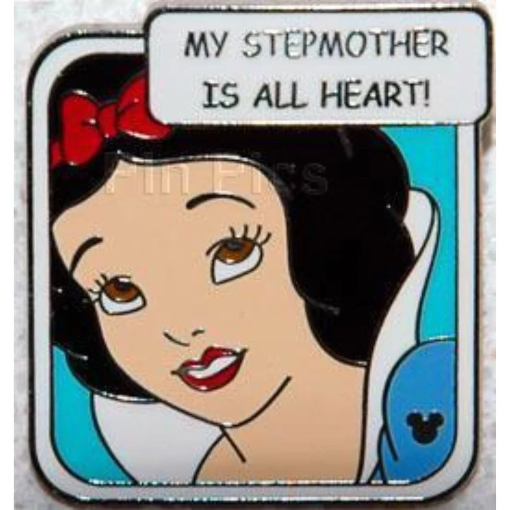Disney Pin Snow White Princess Quote My Stepmother is all heart DLR 2007 51762